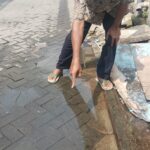 PIPA PDAM BOCOR di jalan Taruna Raya BABAKAN UJUNG KOTA TANGERANG. IMG-20230803-WA0059