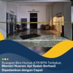 Ruangan Biro Humas ATR/BPN Terbakar, Menteri Nusron: Api Sudah Berhasil Dipadamkan dengan Cepat. IMG-20250209-WA0002